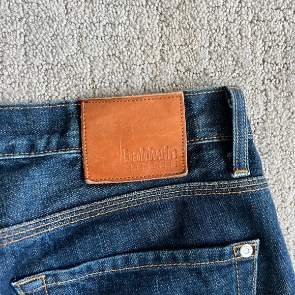 Baldwin Men's Straight Jeans - Dark Blue - Picture 13 of 15